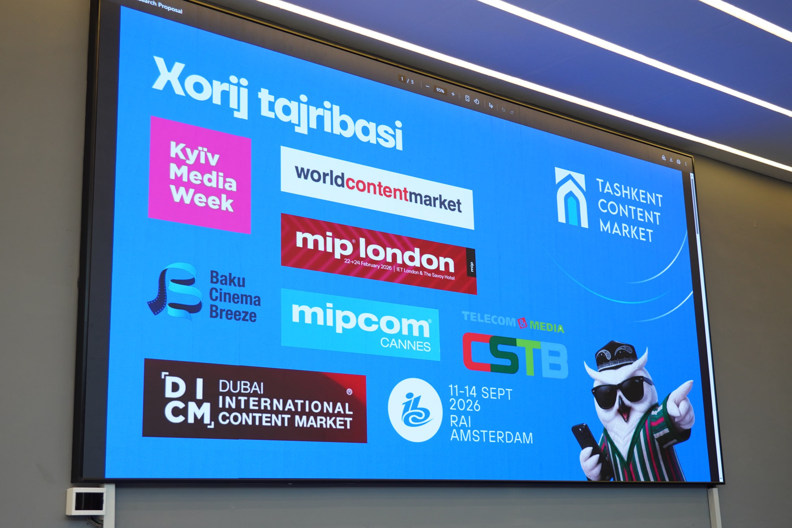 Tashkent Content Market расмий тақдимоти бўлиб ўтди