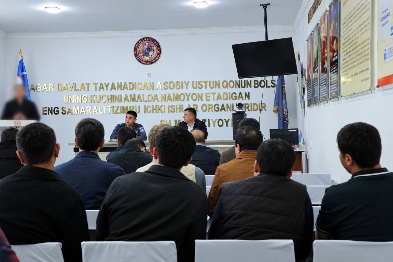 Toshkentda kadastr xodimlari manzil-koloniyaga olib borildi