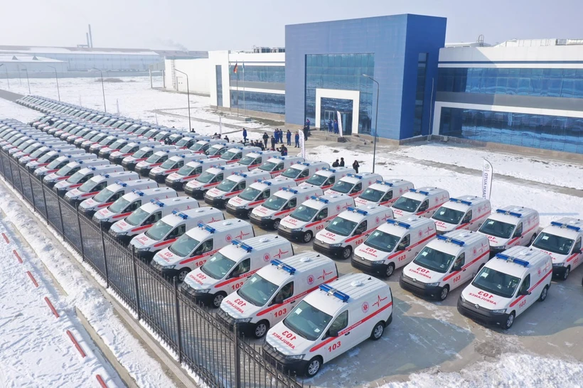 “Volkswagen Caddy“ тез тиббий ёрдам машиналарининг навбатдаги партияси ҳудудларга топширилди — ﻿ССВ