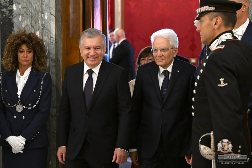 Италия президенти 3 кунлик ташриф билан Ўзбекистонда бўлади