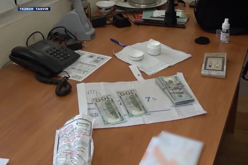 Фарғонада Кадастр агентлиги бош инспектори қўлга тушди