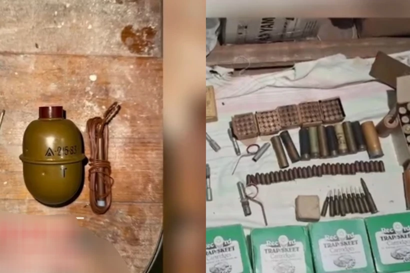 Тошкентдаги уйдан қуроллар ва портловчи мосламалар топилди