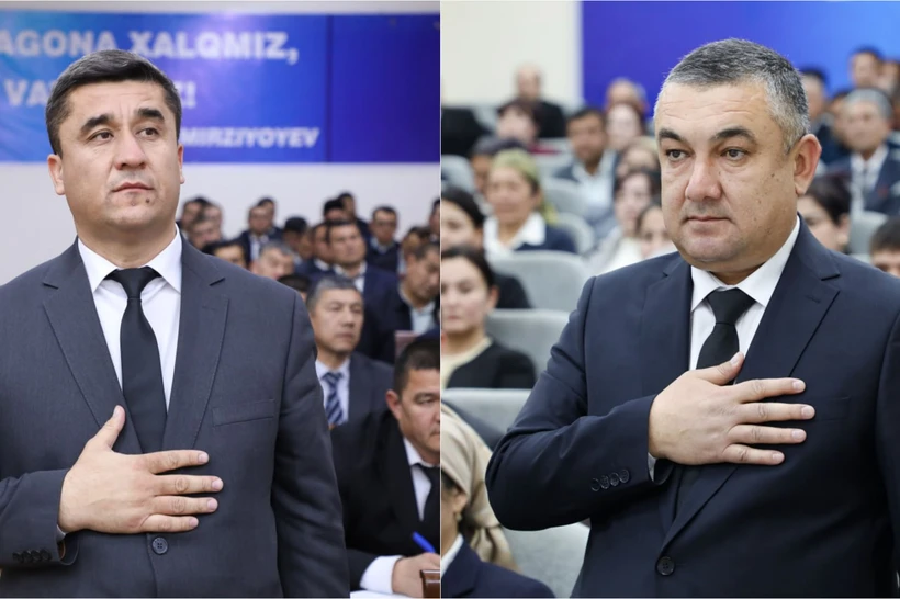 Qumqoʻrgʻon va Oltinsoy tumanlariga hokim tayinlandi