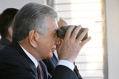 Shavkat Mirziyoyev harbiy mashqlarni kuzatdi