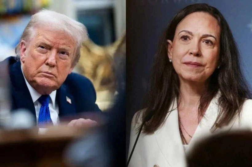 Venesuela muxolifati yetakchisi Nobel mukofotini Trampga topshirdi