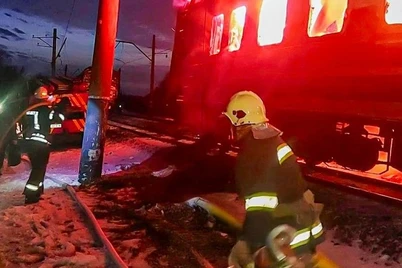 Россия Харков вилоятида йўловчи поездига зарба берди