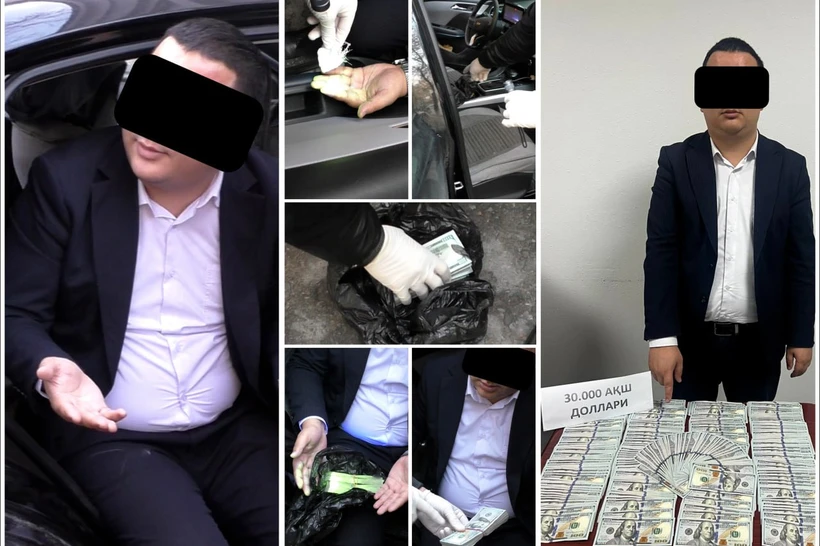 Нуфузли банкнинг мансабдор ходими 30 минг доллар билан қўлга олинди