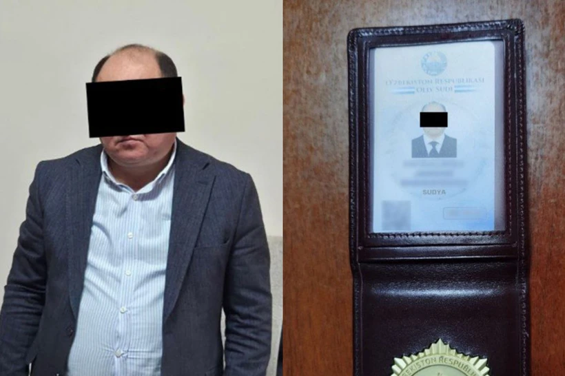 Пастдарғомда судья 300 доллар пора билан ушланди