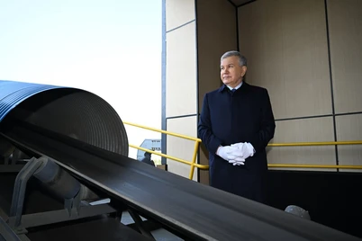 Президент мис концентратини филтрлаш корпусида бўлди