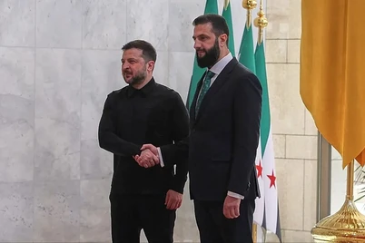 "Kutilmagan tashrif": Zelenskiy Suriyaga bordi