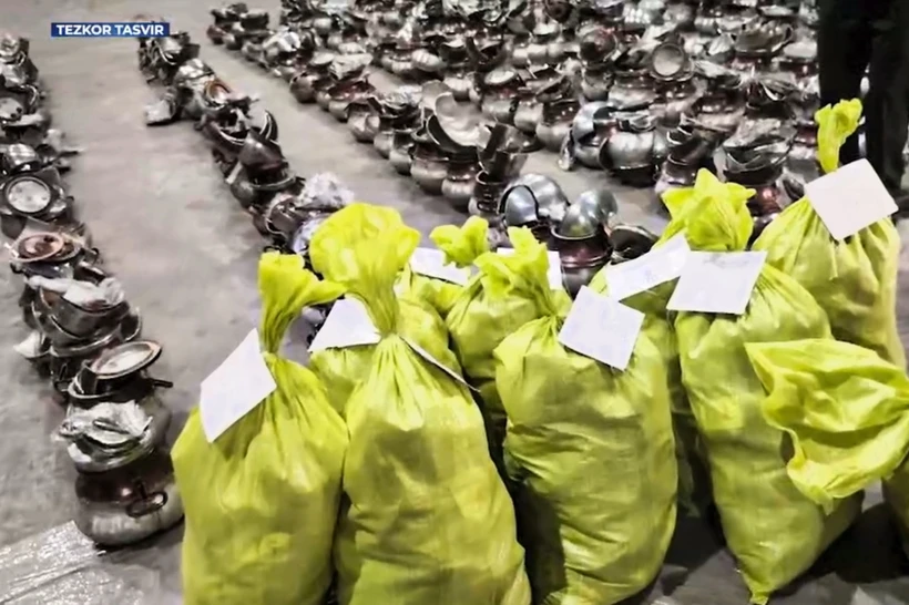 Афғон қозонларига яширилган 190 кг наркотик фош этилди