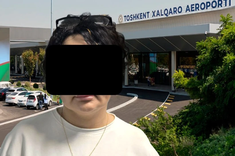 Одам савдосида гумонланган аёл чет элга учаётганда қўлга олинди