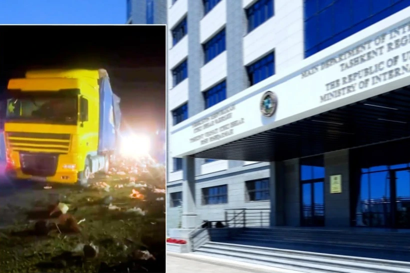 Ангренда юк машинаси ЙТҲ содир этди: 2 киши қурбон бўлди