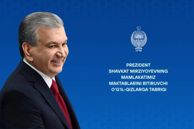 Президент мактаб битирувчиларига табрик йўллади