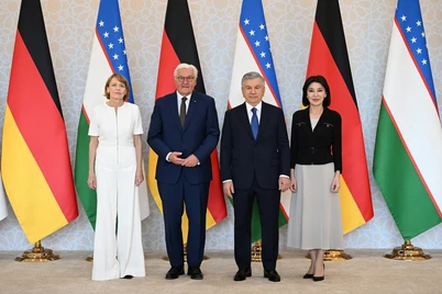 Германия президенти Тошкентда кутиб олинди