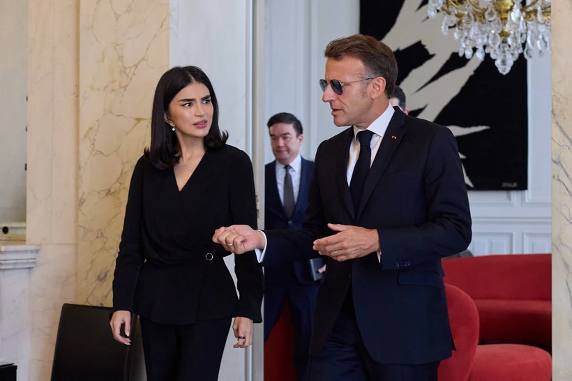 Saida Mirziyoyeva Emmanuel Makron bilan uchrashdi