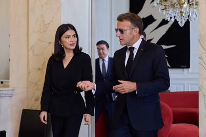 Saida Mirziyoyeva Emmanuel Makron bilan uchrashdi