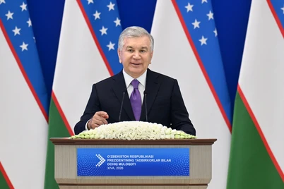 Президентнинг Хоразмда тадбиркорлар билан очиқ мулоқоти бошланди
