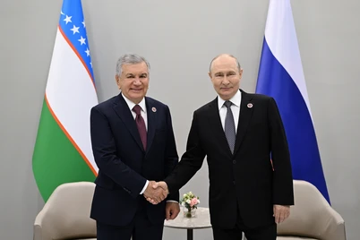 Шавкат Мирзиёев Бишкекда Владимир Путин билан учрашди