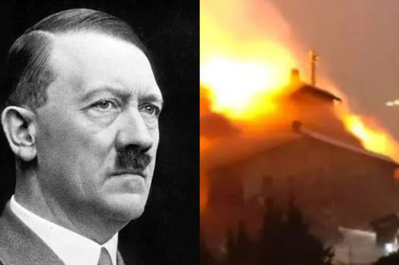 Germaniyada Gitlerga tegishli qarorgoh yonib ketdi