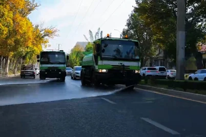 Тошкентда чангни камайтириш учун қарийб 100 та махсус техника жалб этилди