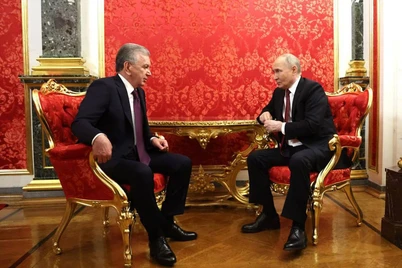 Shavkat Mirziyoyev Moskvada Putin bilan uchrashdi