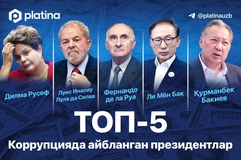 Коррупцияда айбланган президентлар: топ-5