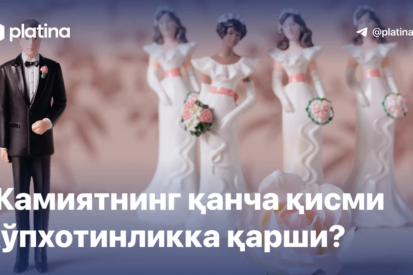 Жамиятнинг қанча қисми кўпхотинликка қарши?