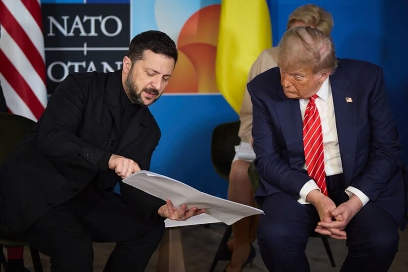 OAV: Tramp Zelenskiy bilan Moskvaga zarba berishni muhokama qilgan