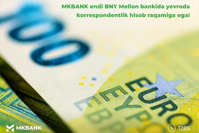 МКБАНК энди BNY Mellon банкида еврода корреспондентлик ҳисобрақамига эга!