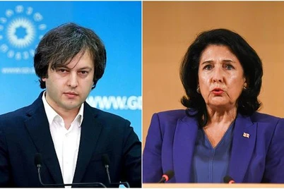 Gruziya bosh vaziri mamlakat prezidentiga qamoq bilan tahdid qildi