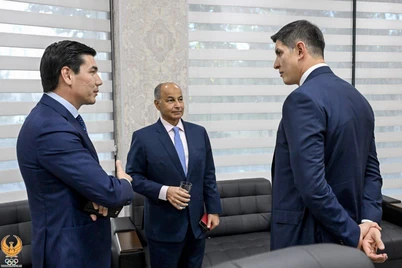 Otabek Umarov Osiyo olimpiya kengashi direktori bilan uchrashdi