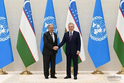 Shavkat Mirziyoyev BMT bosh kotibi bilan uchrashuv oʻtkazdi