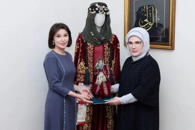 Ўзбекистон ва Туркия биринчи хонимлари "Анқара Палас" музейи билан танишдилар