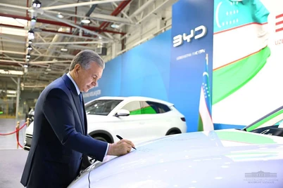 Jizzaxdagi zavoddan ilk elektromobillar chiqdi