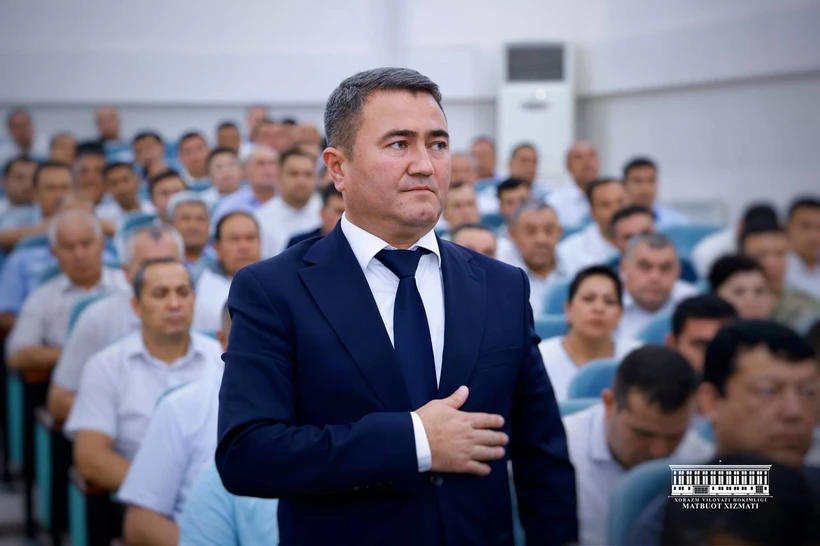Руслан Ўразбаев Гурлан тумани ҳокими этиб тайинланди