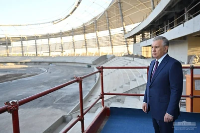 Prezident Olimpiya shaharchasidagi ishlarni koʻzdan kechirdi