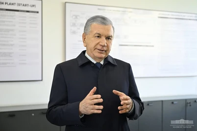 Prezident vodorod peroksid zavodiga bordi