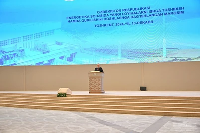 Energetika sohasida 3,7 mlrd dollarlik quvvatlar ishga tushirildi