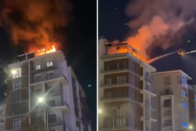 "Toshkent siti"da koʻp qavatli uy yonib ketdi