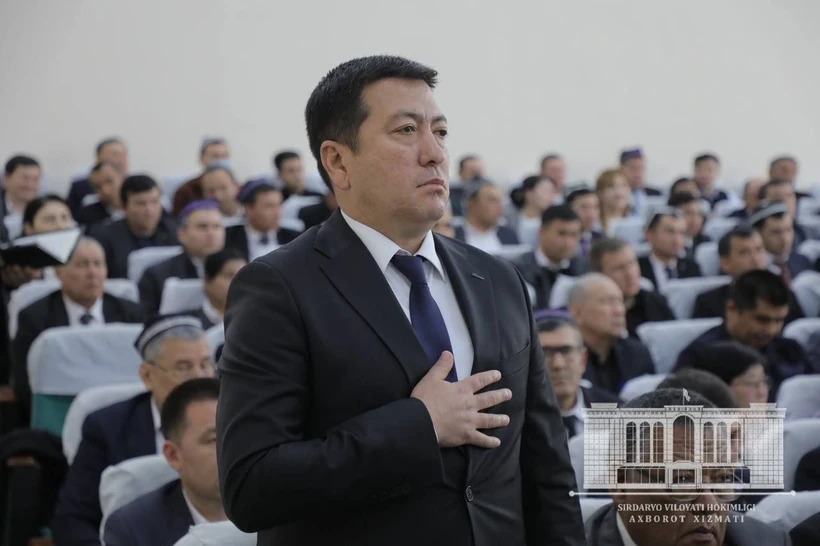 Олимжон Жўраев Гулистон тумани ҳокими этиб тайинланди
