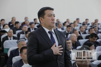 Олимжон Жўраев Гулистон тумани ҳокими этиб тайинланди