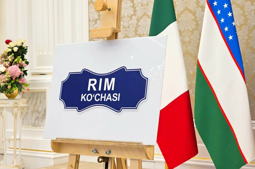 Samarqanddagi koʻchalardan biriga Rim nomi berildi