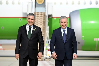 Shavkat Mirziyoyev amaliy tashrif bilan Turkmanistonga bordi