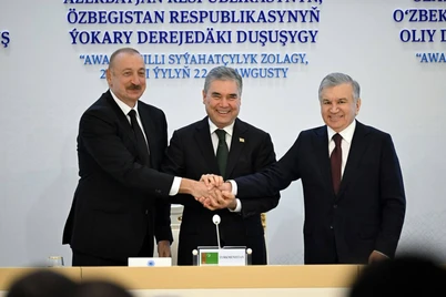 Turkmaniston, Ozarbayjon va Oʻzbekiston oʻrtasida bir qator bitimlar imzolandi