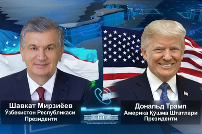Шавкат Мирзиёев Трамп билан телефон мулоқоти ўтказди