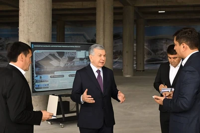 Prezident Namanganda qurilayotgan aeroport va boshqa manzillarga bordi