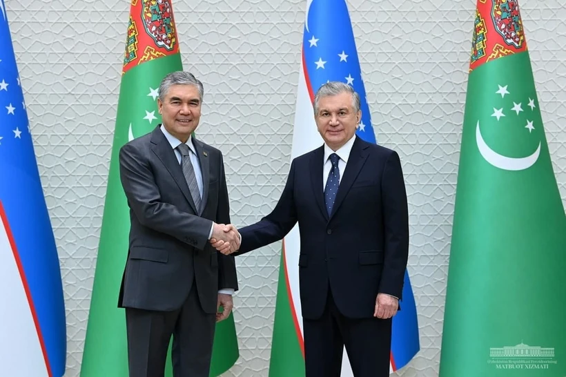 Gurbanguli Berdimuhamedov Samarqandga keladi