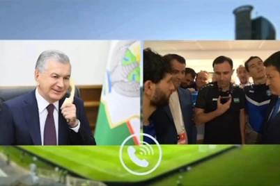 Shavkat Mirziyoyev milliy terma jamoa aʼzolari bilan gaplashdi