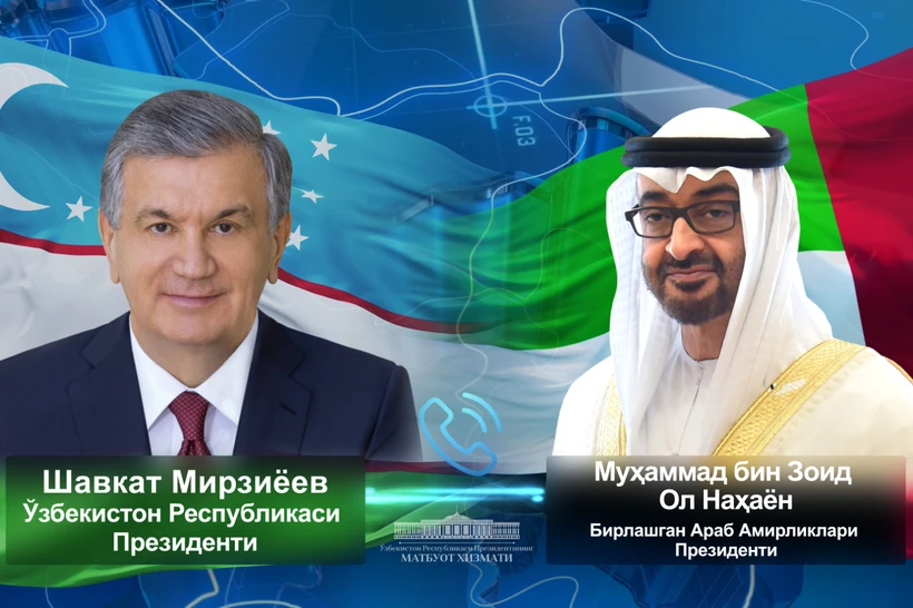 Shavkat Mirziyoyev BAA prezidenti bilan telefon orqali muloqot qildi